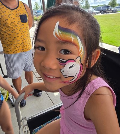 Face painting by Texas Wonder