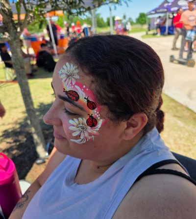Face painting by Texas Wonder