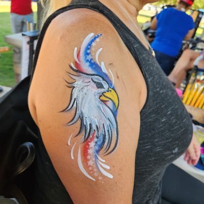 Face painting by Texas Wonder