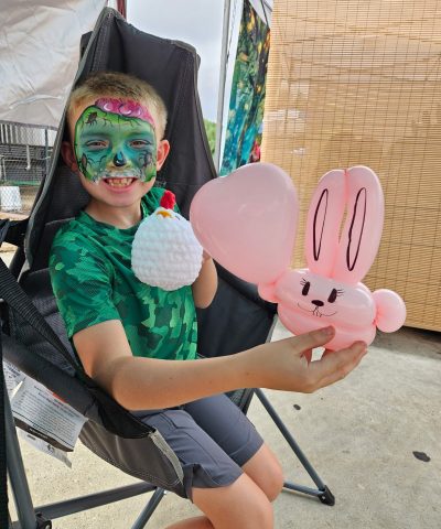 Face painting by Texas Wonder