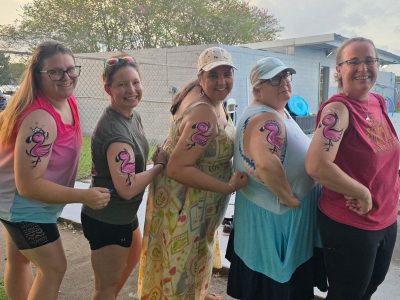 Face painting by Texas Wonder