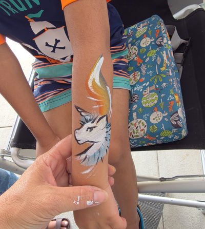 Face painting by Texas Wonder